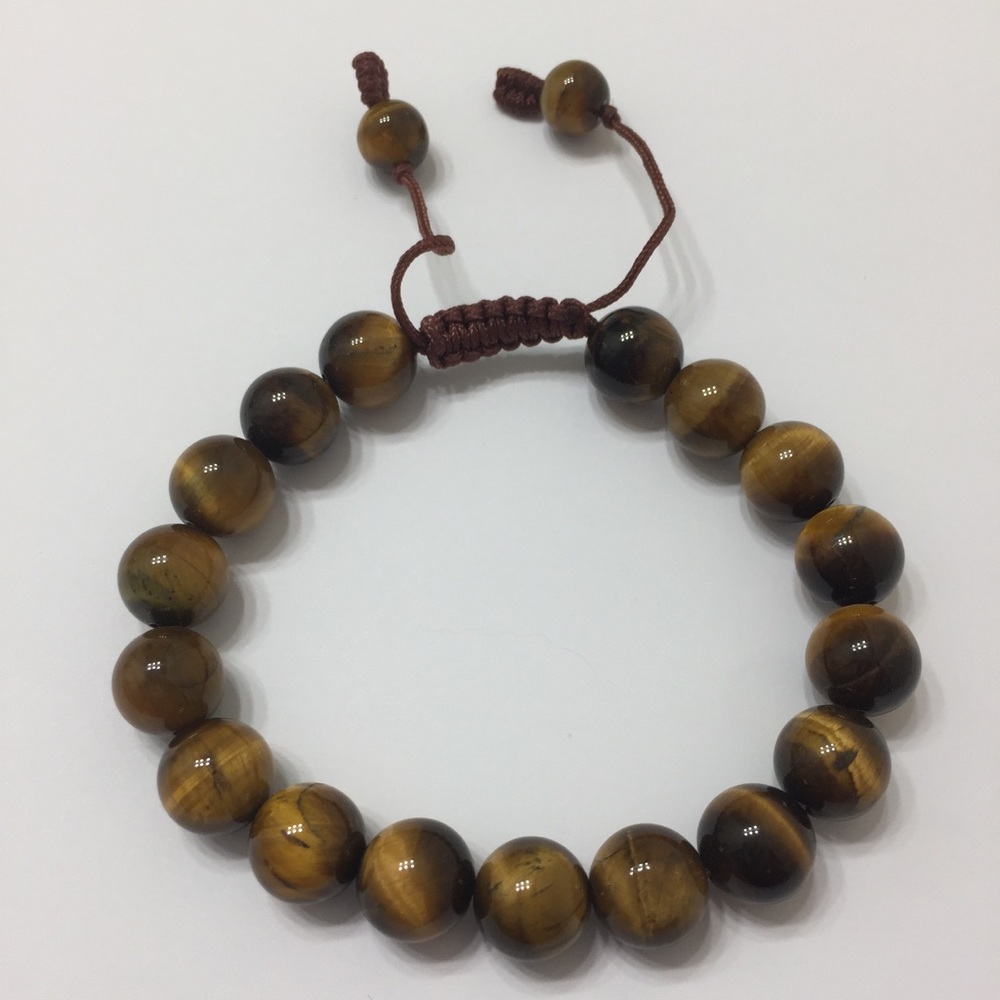 Brown Beaded Bracelet